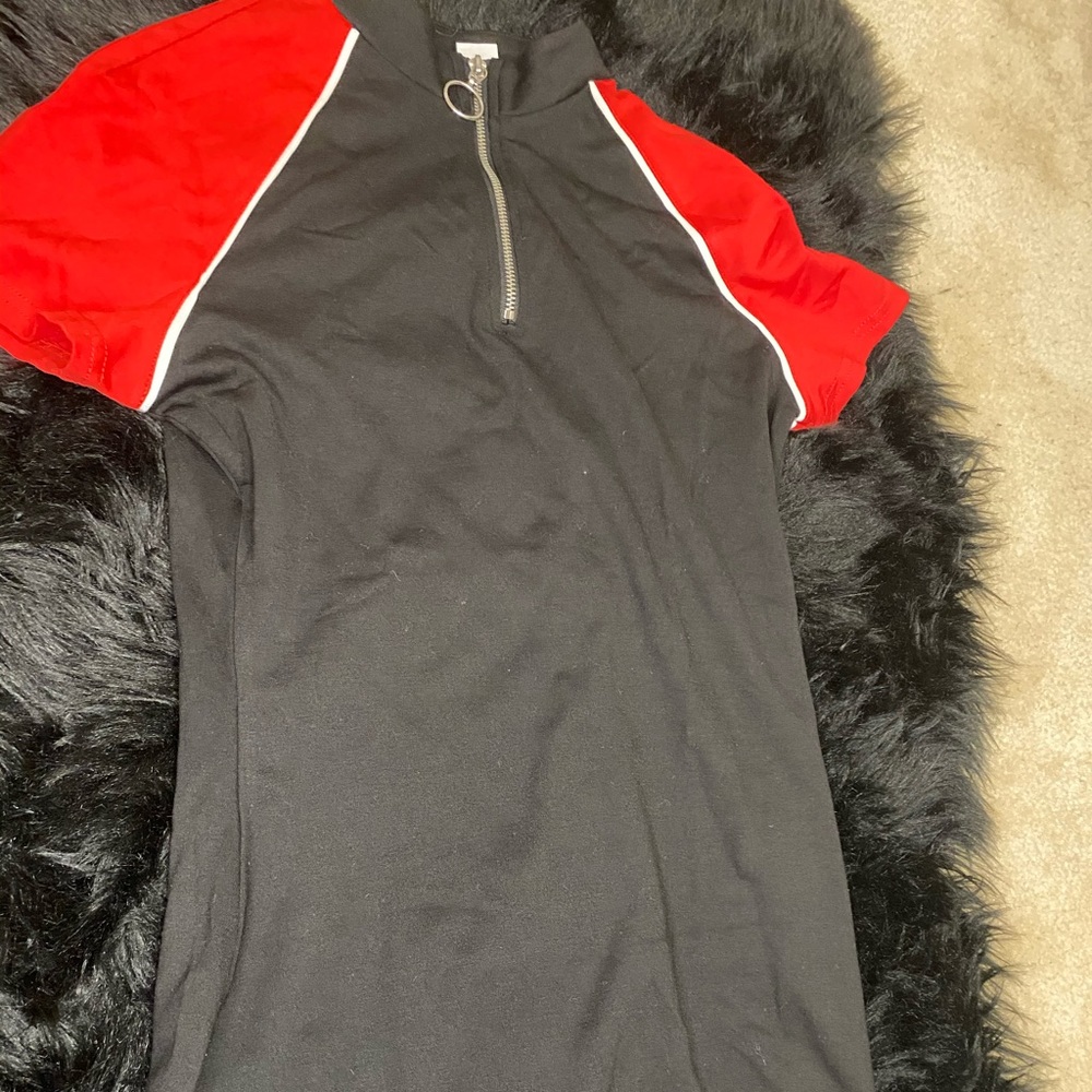 Black and red dress